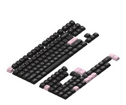 Keycaps do klawiatury NuPhy Gem mSA Double-shot PBT Keycaps Inca Rose